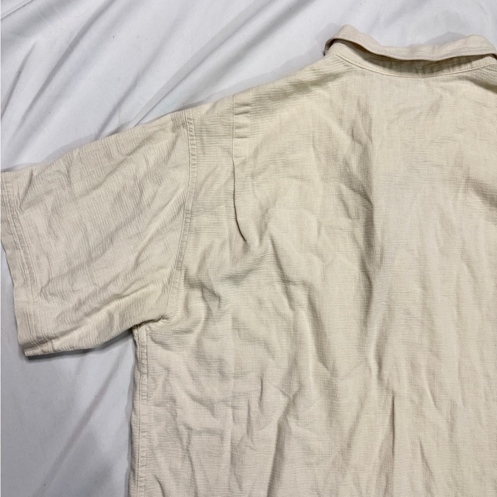Patagonia Men's Cream Button Down Shirt - Picture 6 of 6